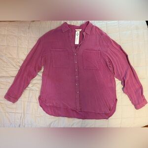 eesome Purple Button Down Shirt